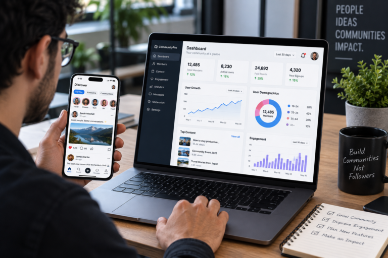 Custom Social App Analytics Dashboard