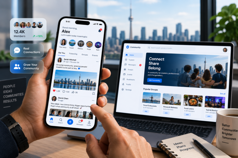 Custom Social Community App Development