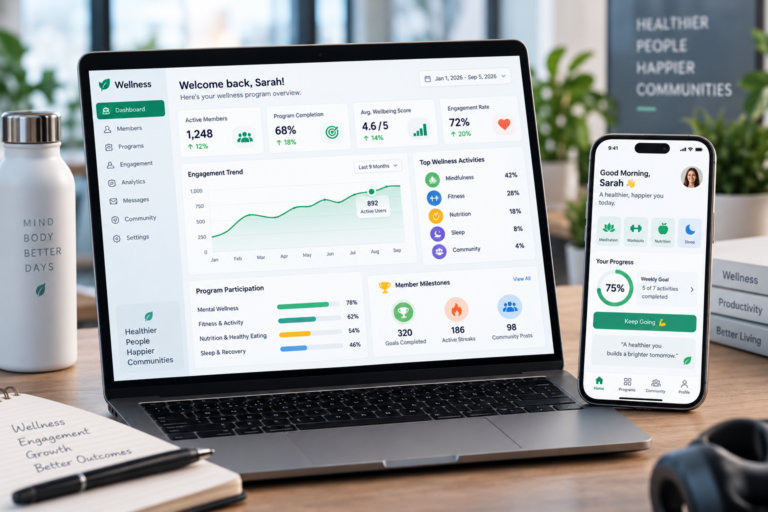Custom Wellness App Analytics Dashboard